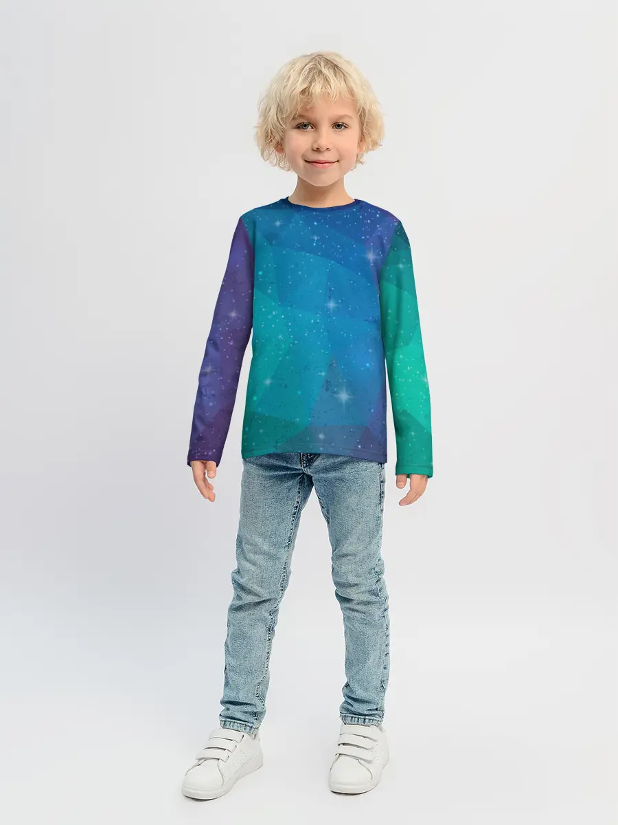 Детский лонгслив / Космос