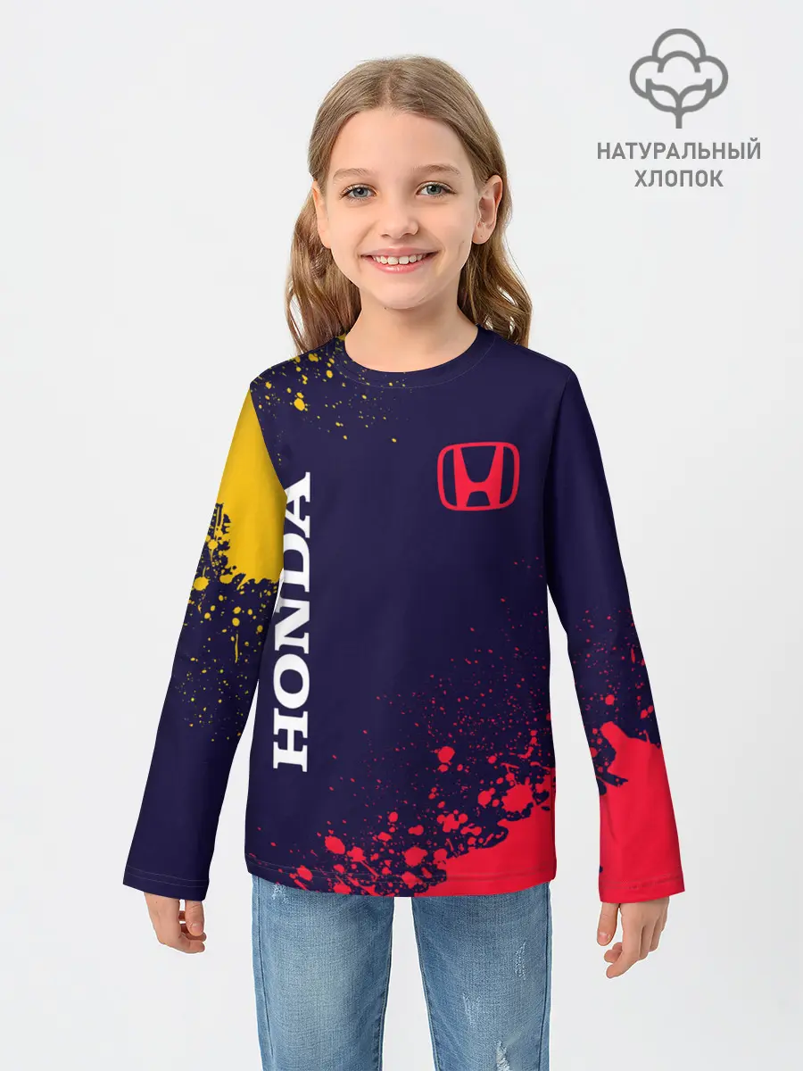 Детский лонгслив / HONDA / ХОНДА