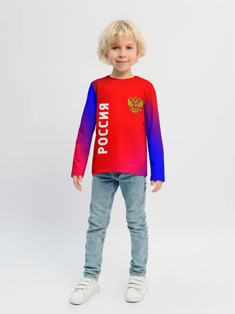 Детский лонгслив / РОССИЯ / RUSSIA