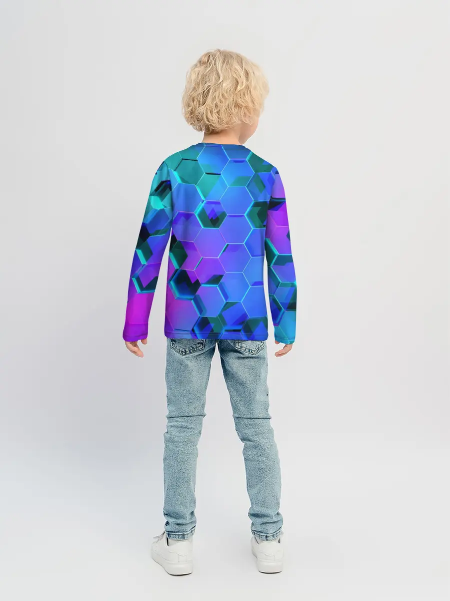 Детский лонгслив / Geometry