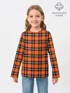 Детский лонгслив / Шотландская клетка