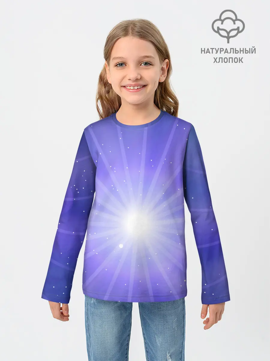 Детский лонгслив / Космос