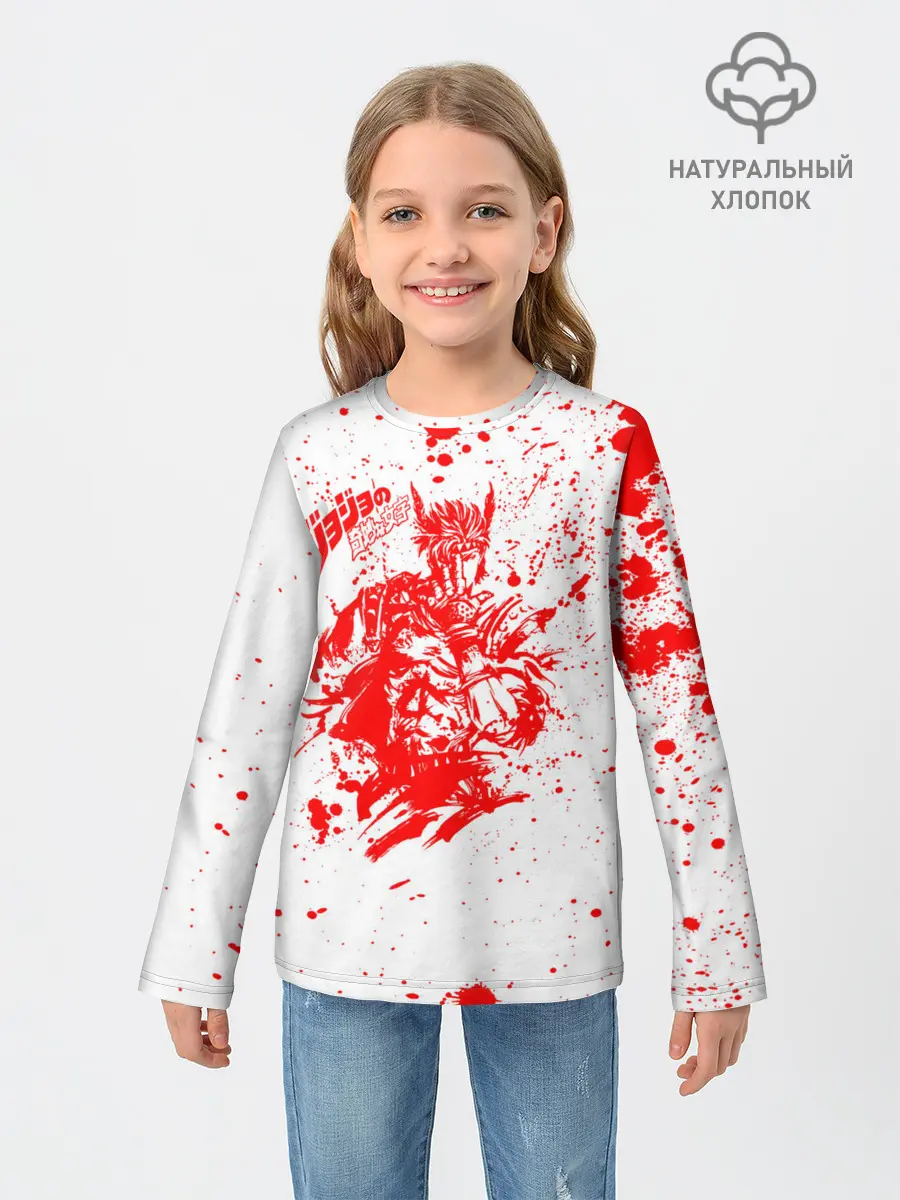 Детский лонгслив / JoJo Bizarre Adventure