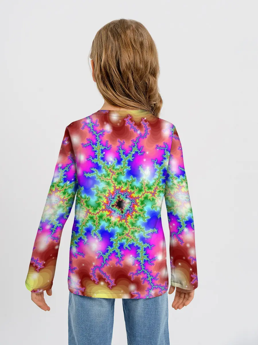 Детский лонгслив / Абстракция