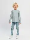 Детский лонгслив / Радуга v5 - голубой