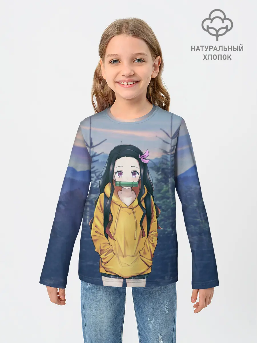 Детский лонгслив / Незуко