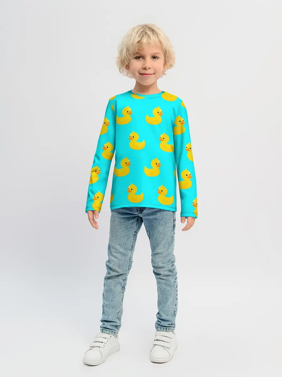 Детский лонгслив / Уточки