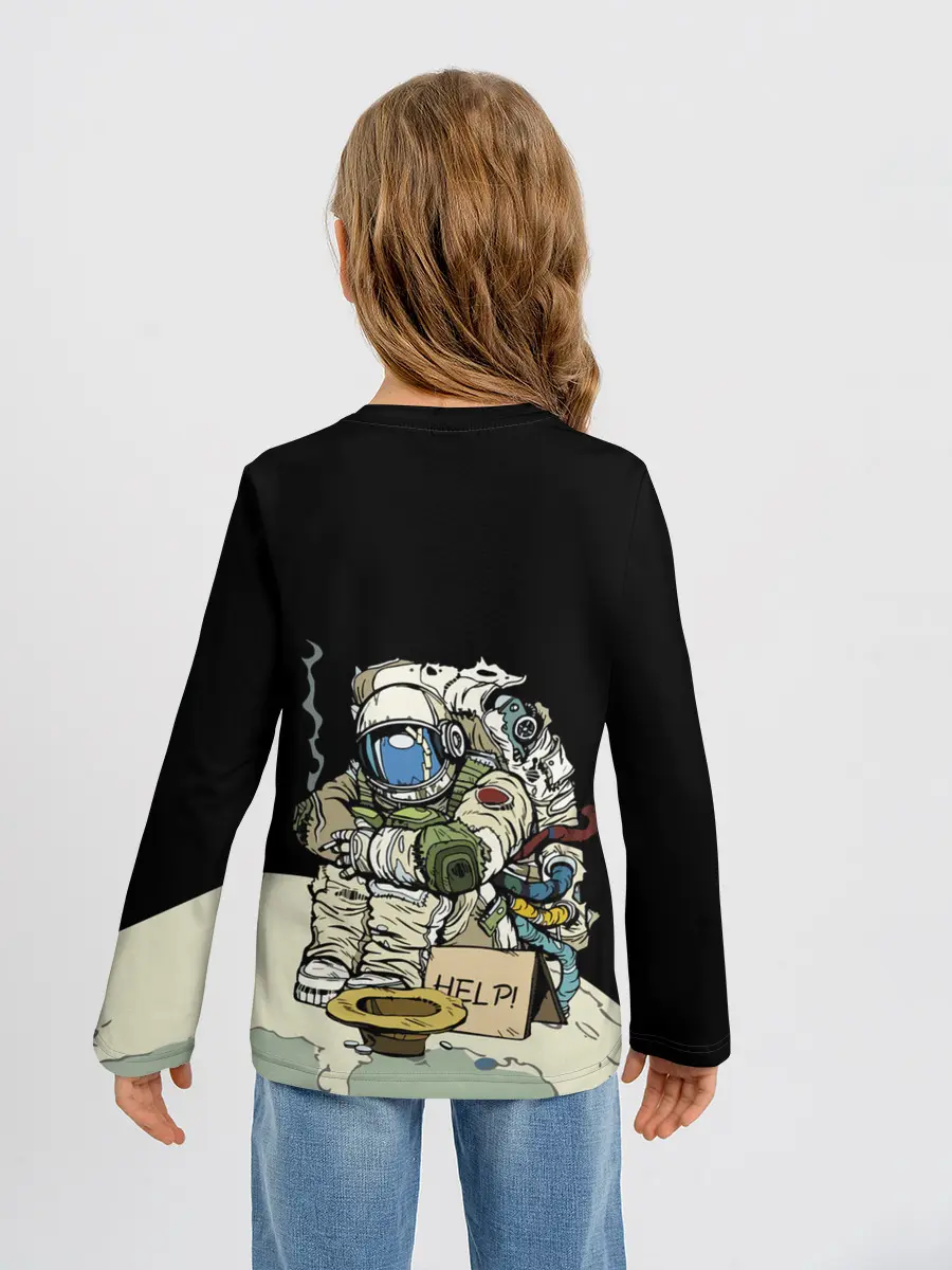 Детский лонгслив / Help!