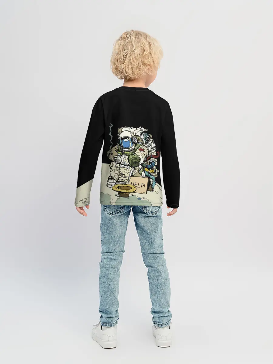 Детский лонгслив / Help!