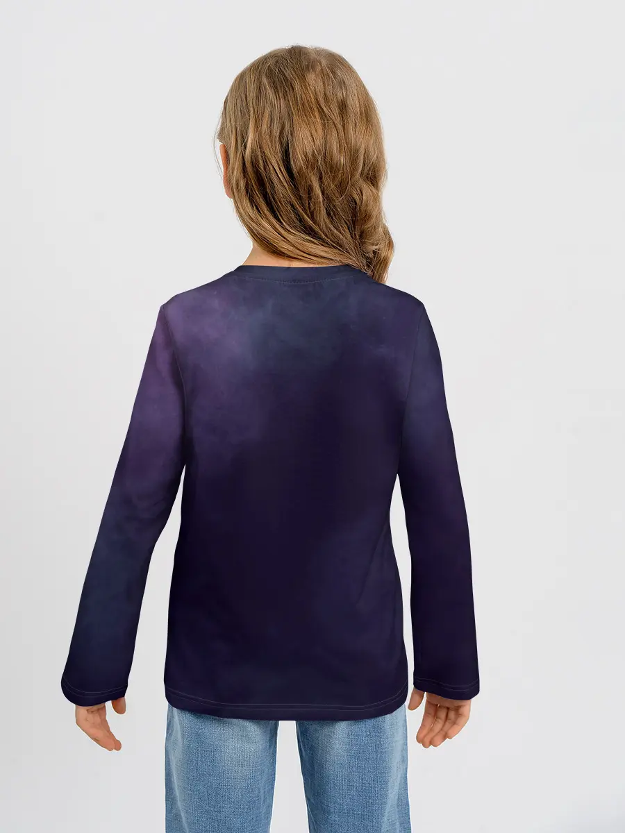 Детский лонгслив / Space Lion