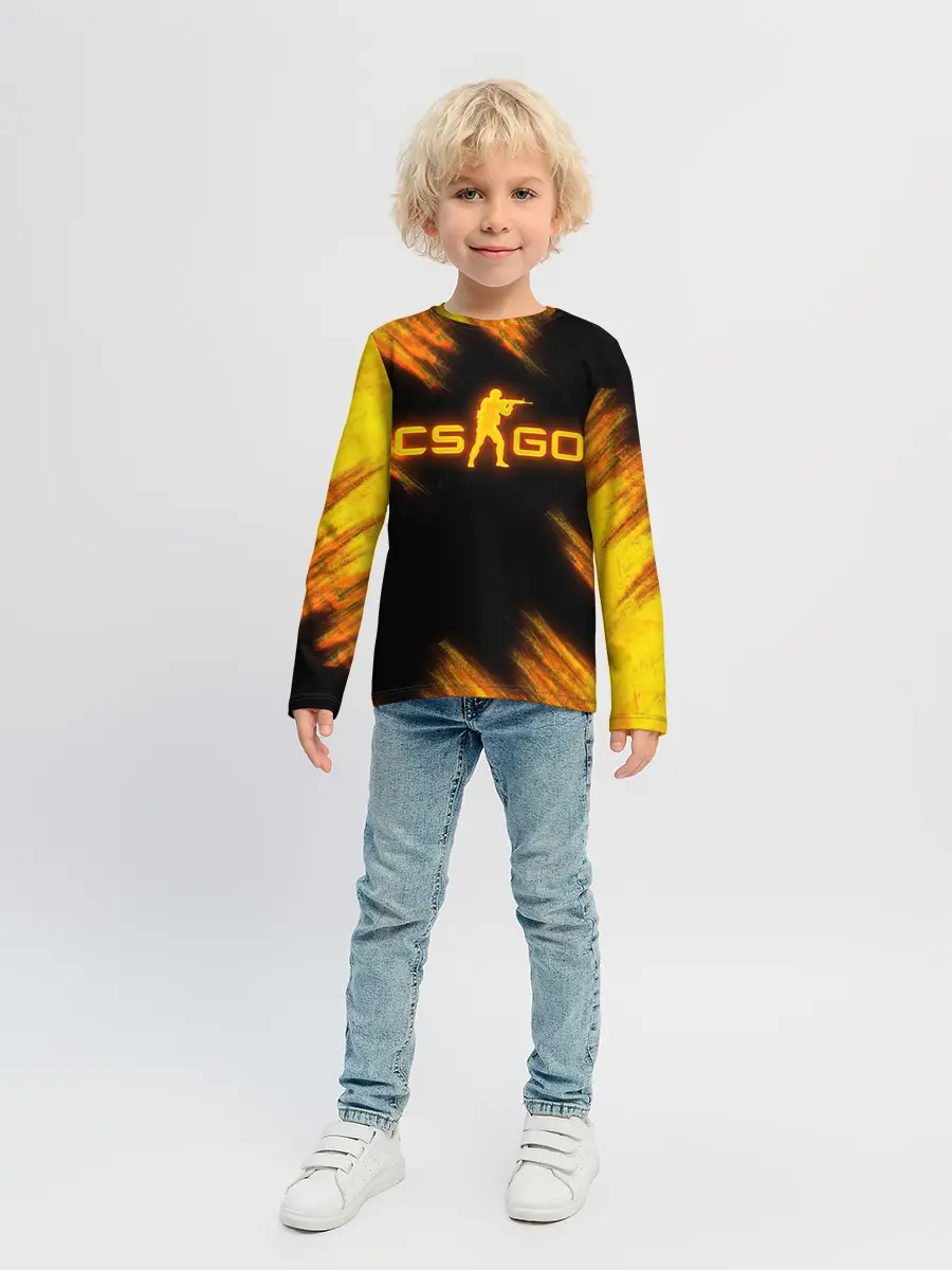 Детский лонгслив / COUNTER STRIKE