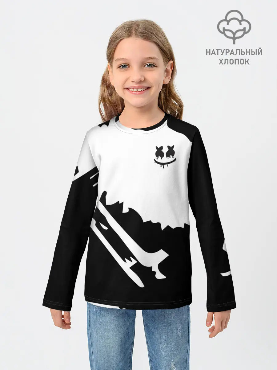 Детский лонгслив / Marshmello