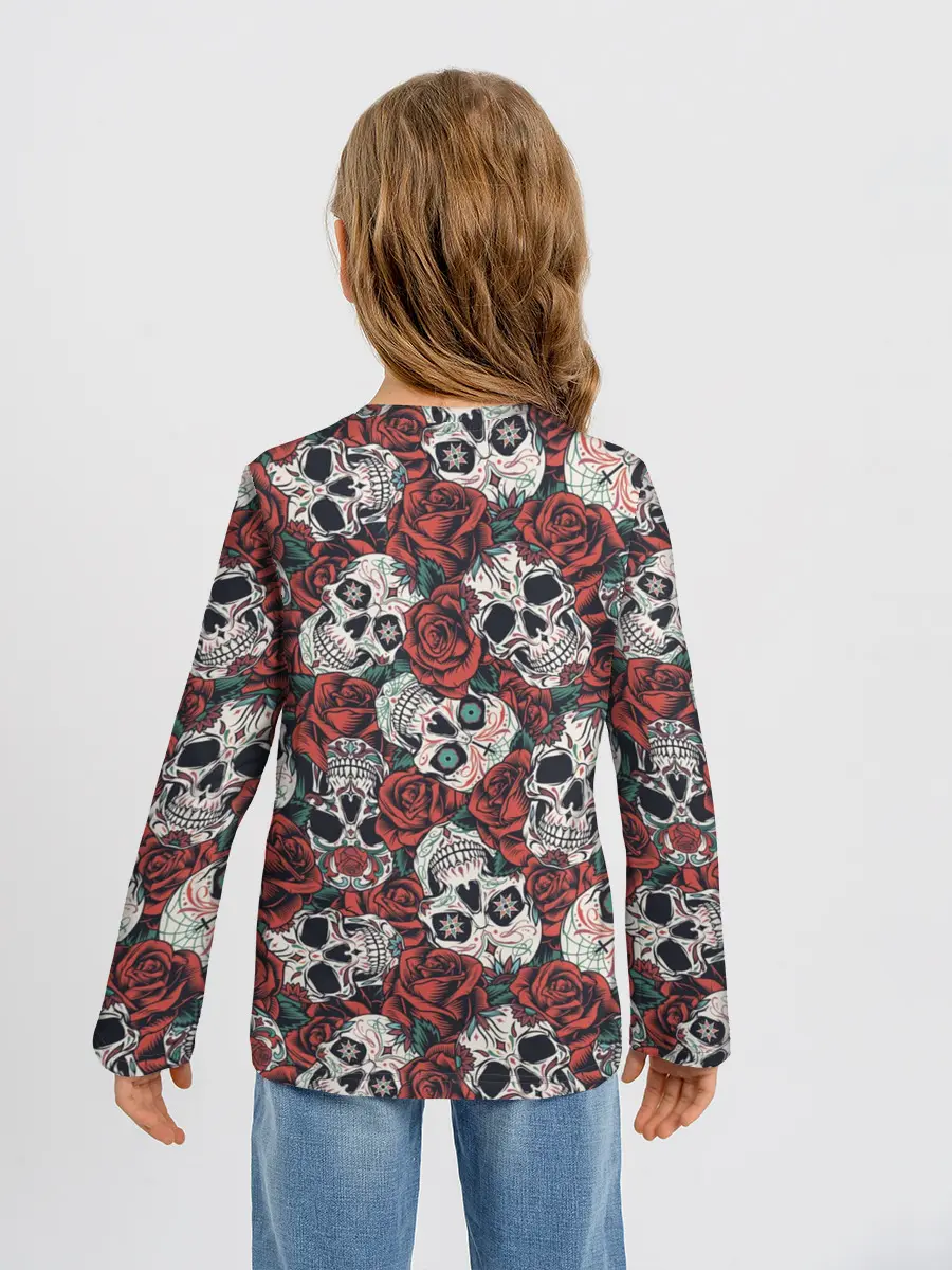 Детский лонгслив / halloween casual