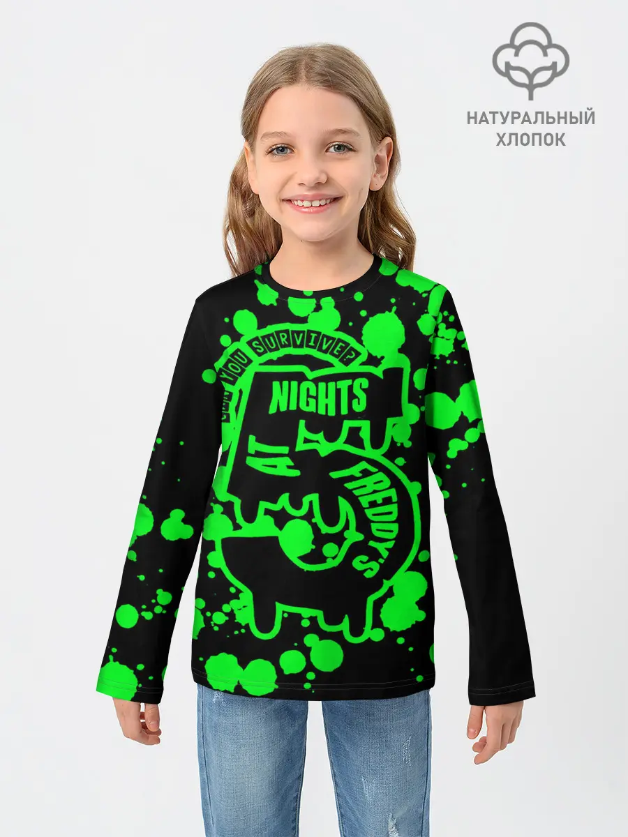 Детский лонгслив / Five Nights at Freddy