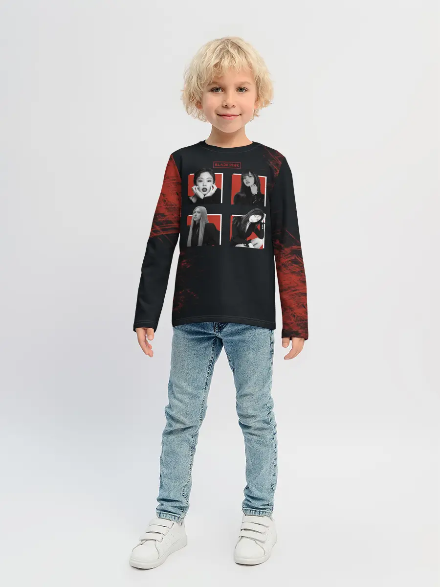 Детский лонгслив / BLACKPINK