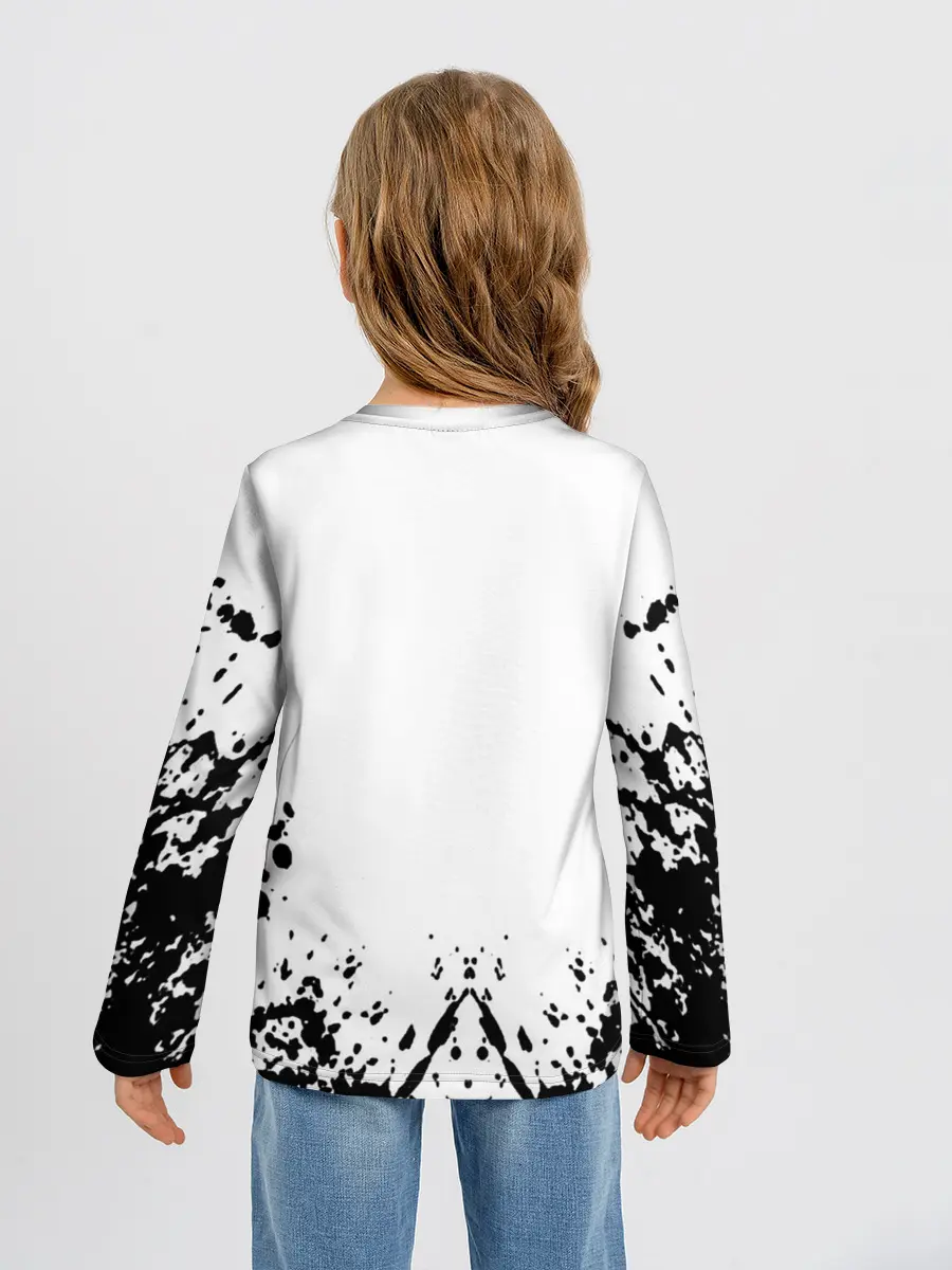 Детский лонгслив / Хвост Феи на белом