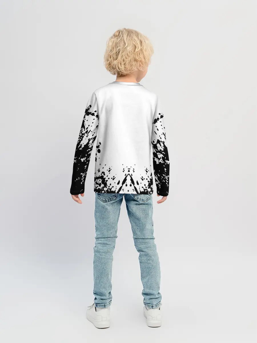 Детский лонгслив / Хвост Феи на белом