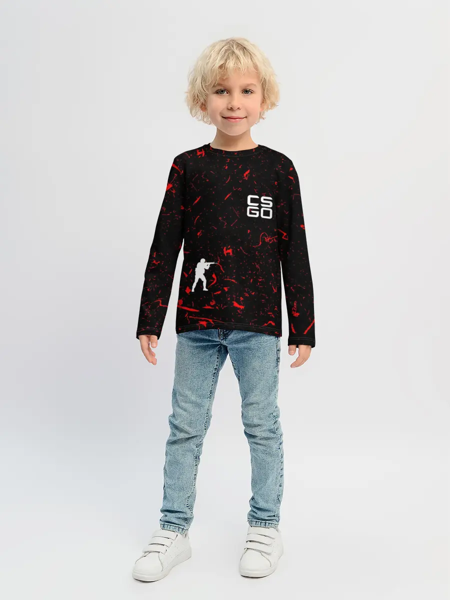 Детский лонгслив / COUNTER STRIKE