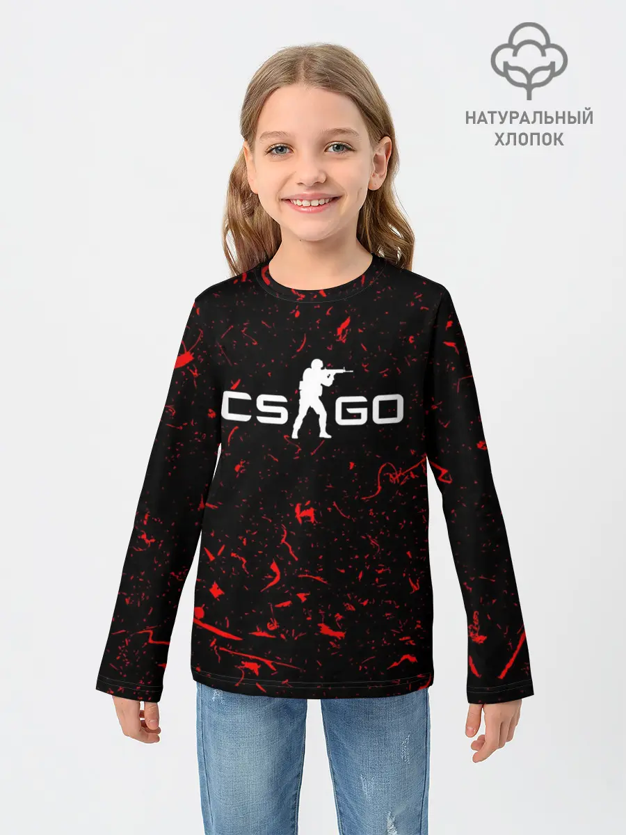 Детский лонгслив / COUNTER STRIKE
