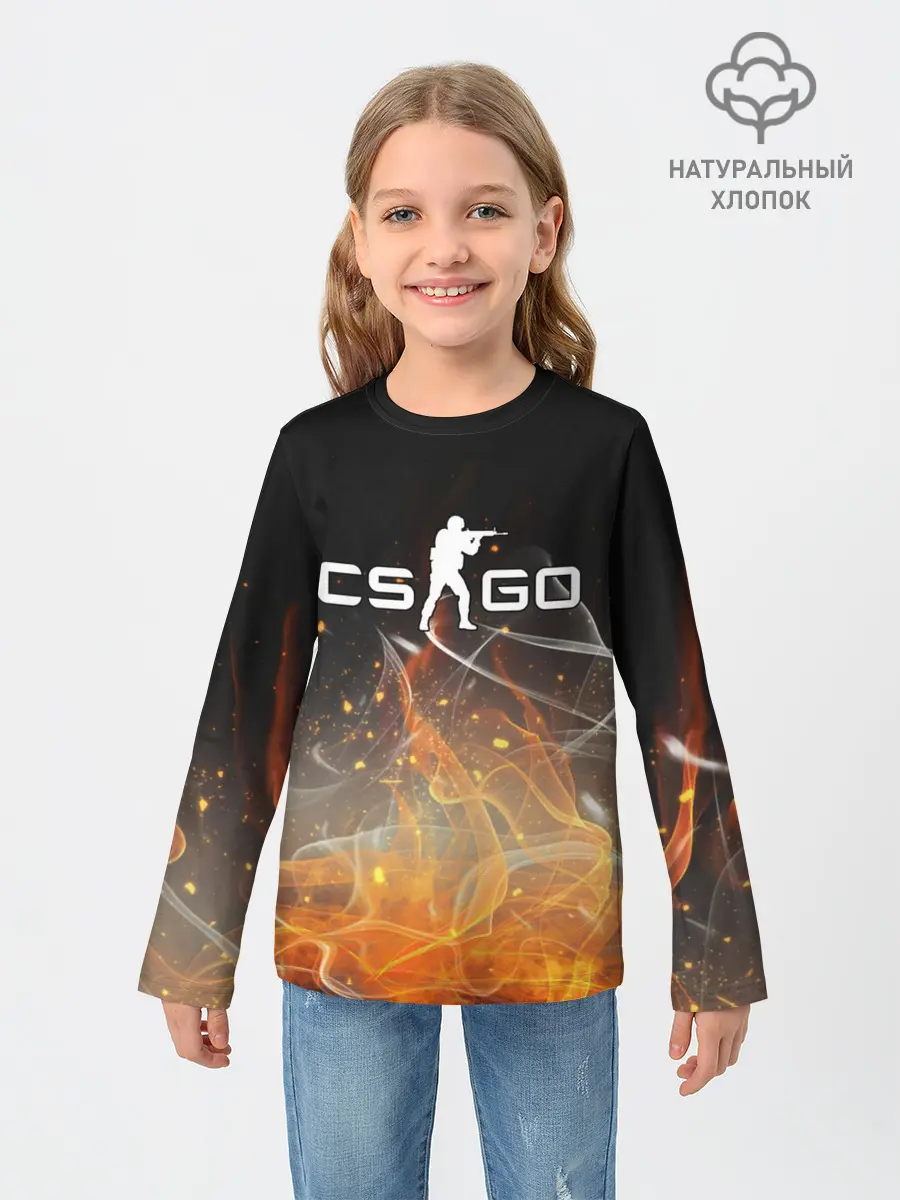 Детский лонгслив / COUNTER STRIKE