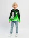 Детский лонгслив / MINECRAFT CREEPER