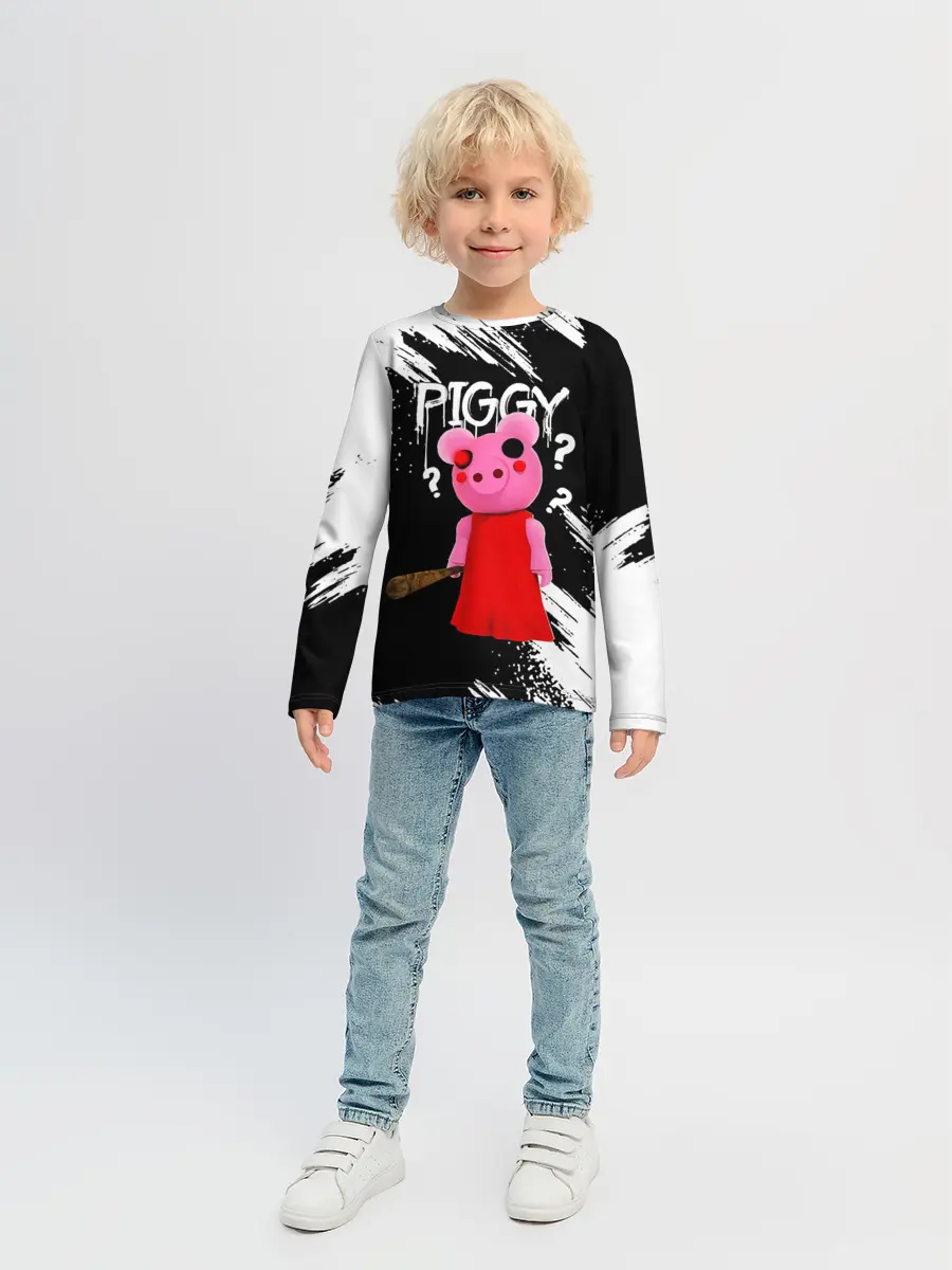 Детский лонгслив / ROBLOX PIGGY - СВИНКА ПИГГИ