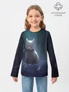 Детский лонгслив / Одинокий пес в озере слез