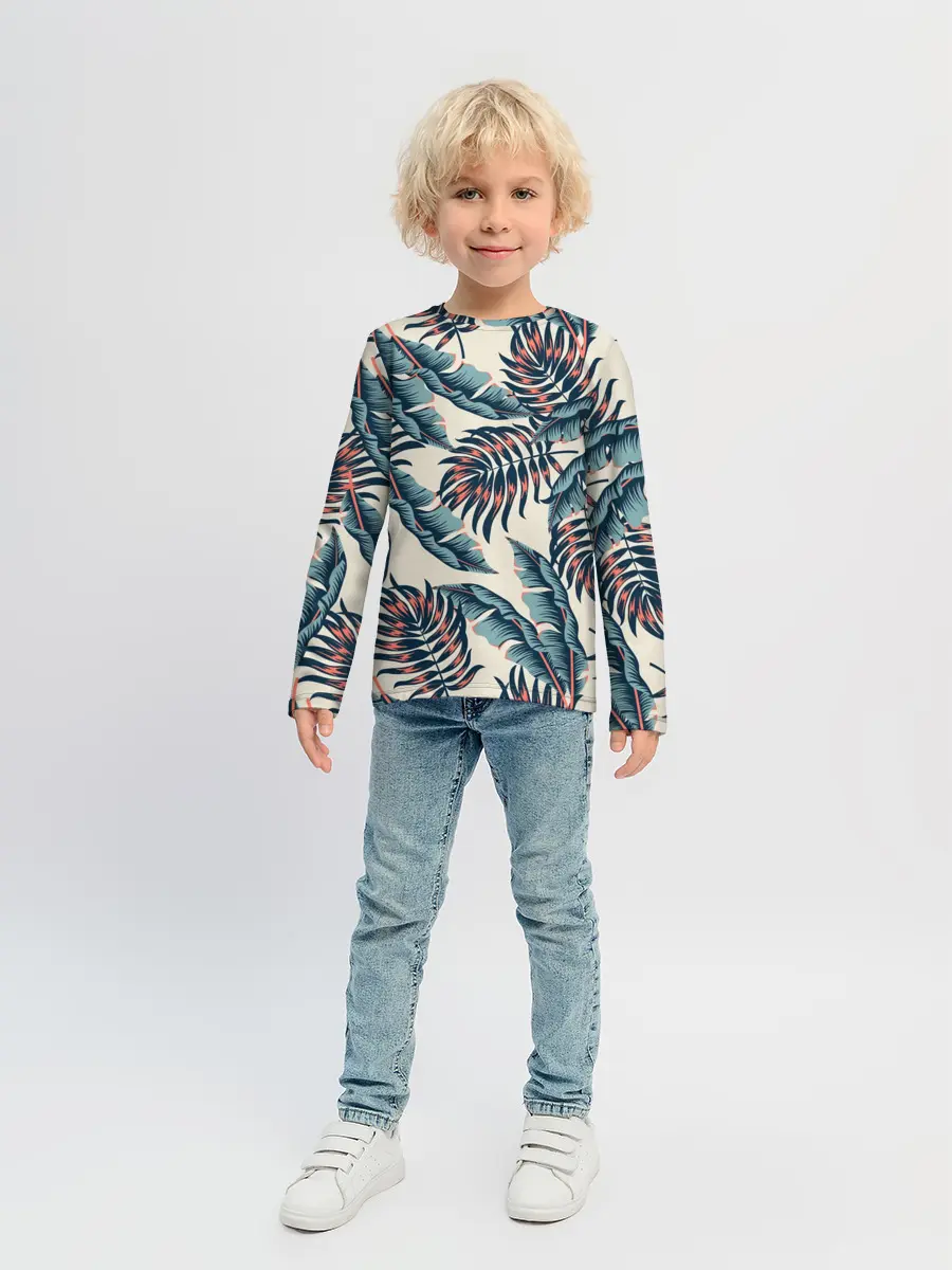 Детский лонгслив / Тихие тропики