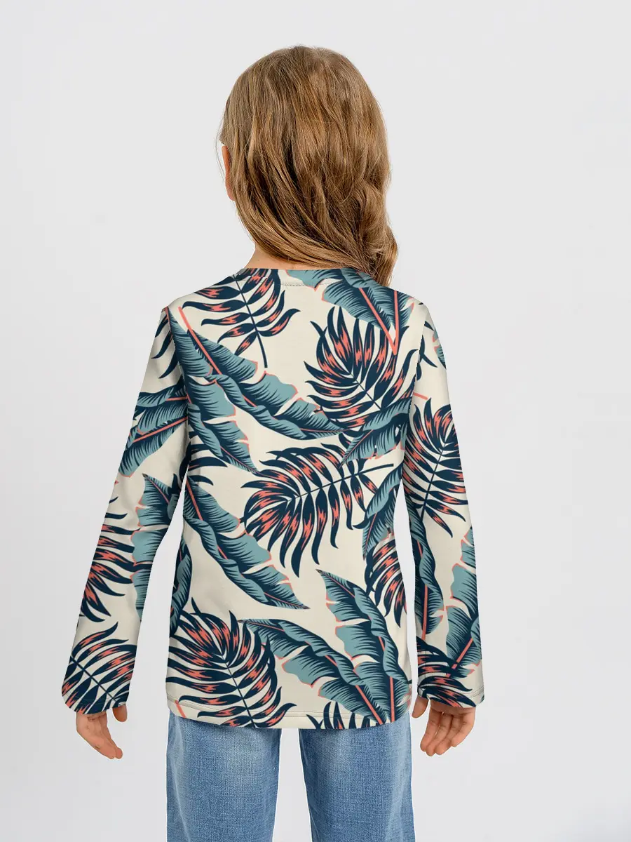 Детский лонгслив / Тихие тропики