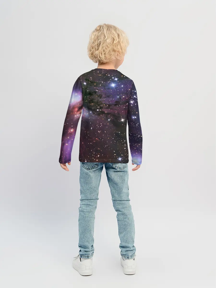 Детский лонгслив / Галактика