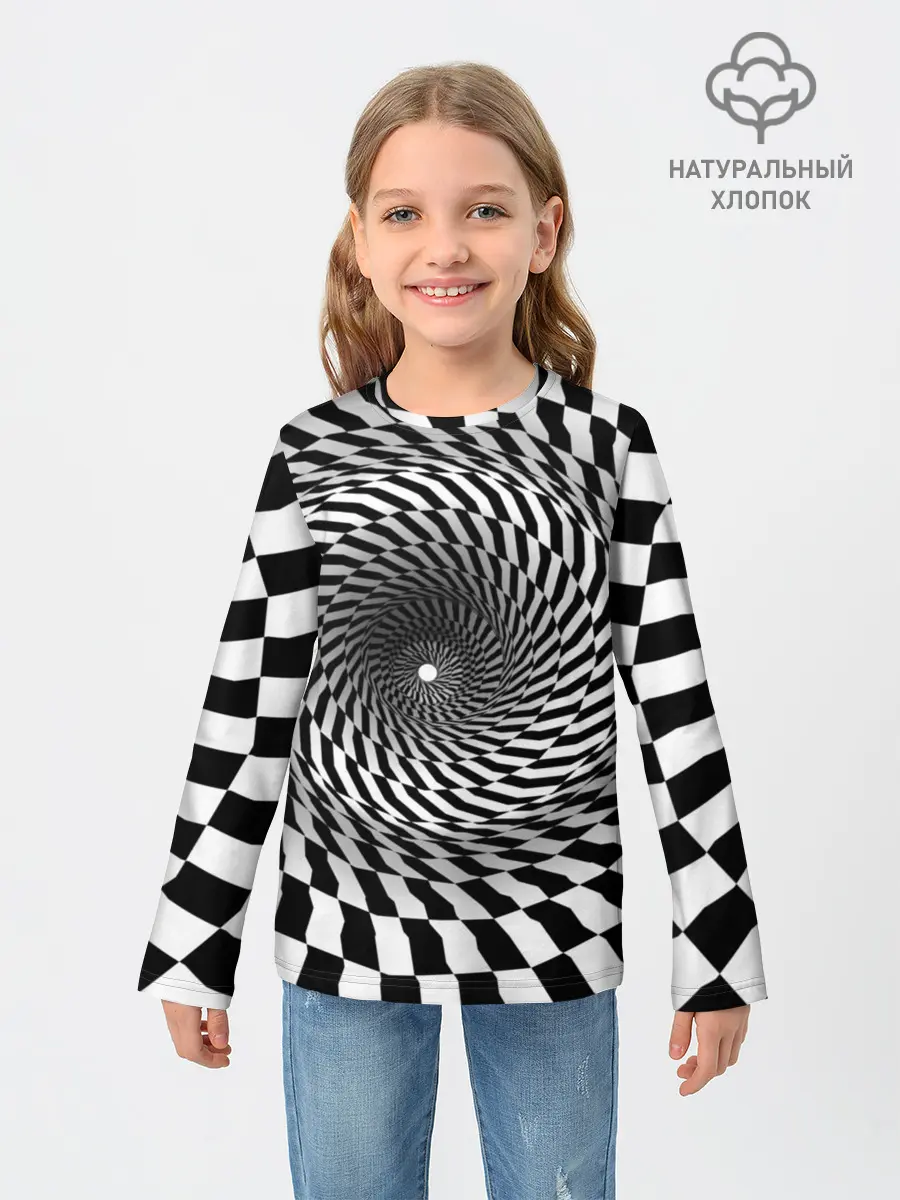 Детский лонгслив / иллюзия