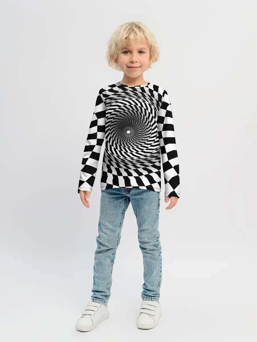 Детский лонгслив / иллюзия