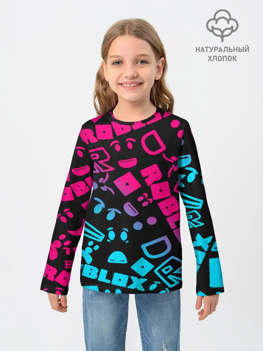 Детский лонгслив / Roblox
