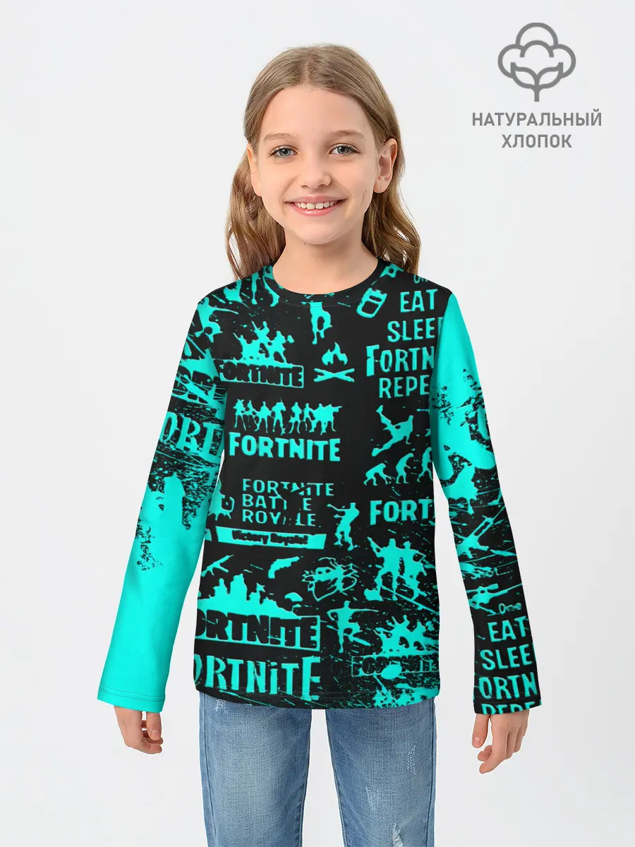 Детский лонгслив / Fortnite.