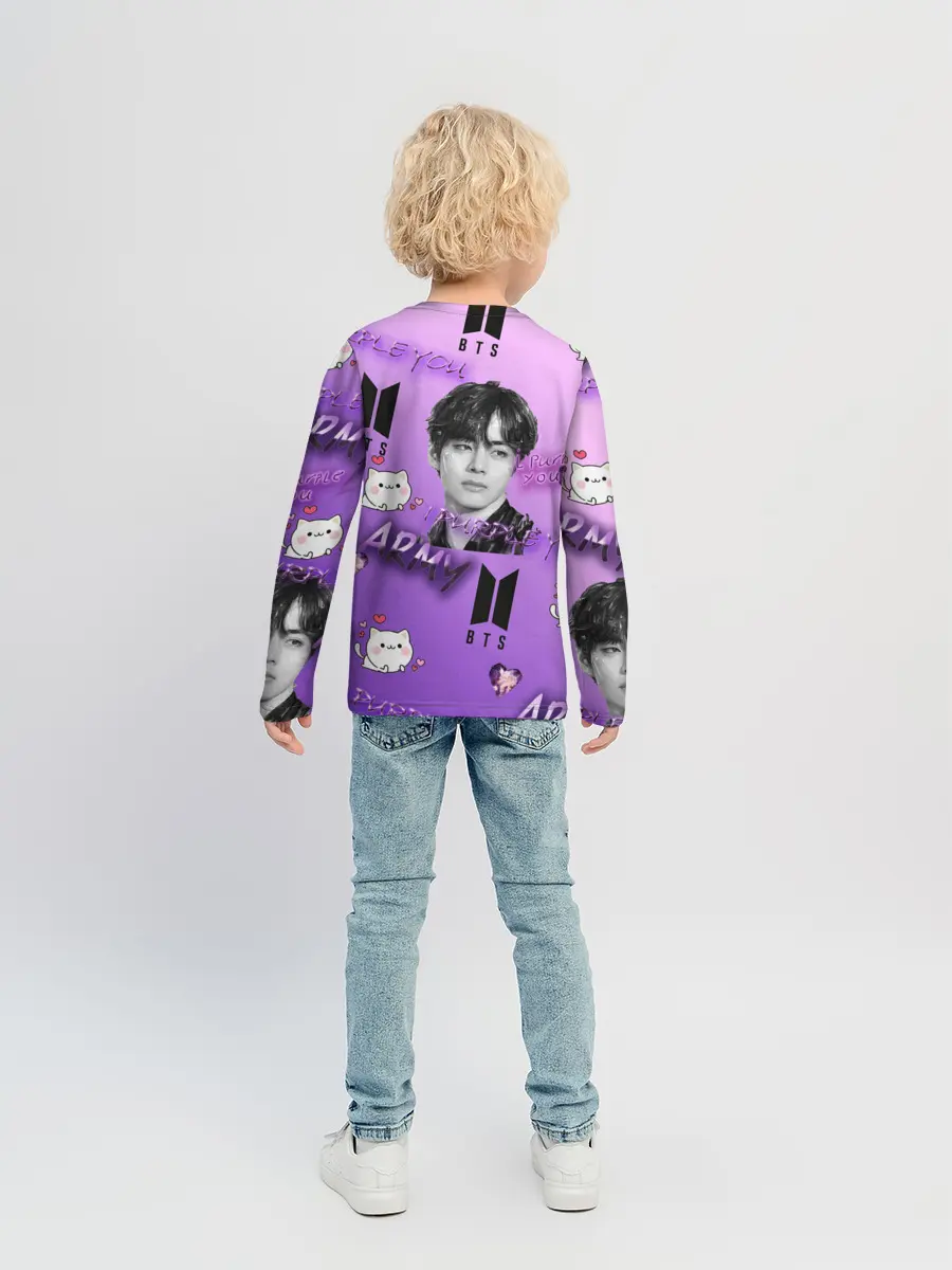 Детский лонгслив / I purple you