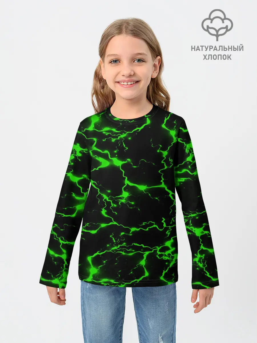 Детский лонгслив / Green Flash