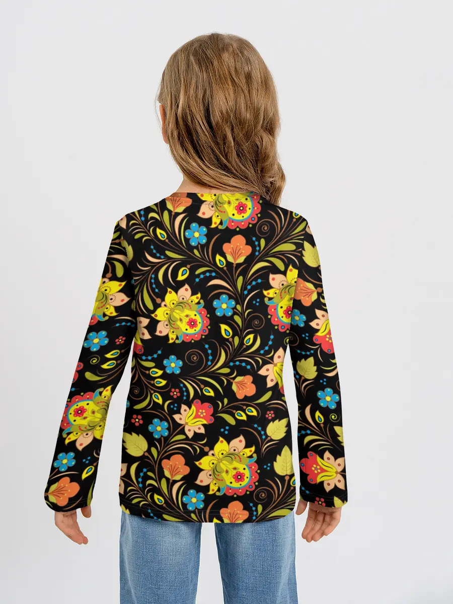 Детский лонгслив / Русская красавица