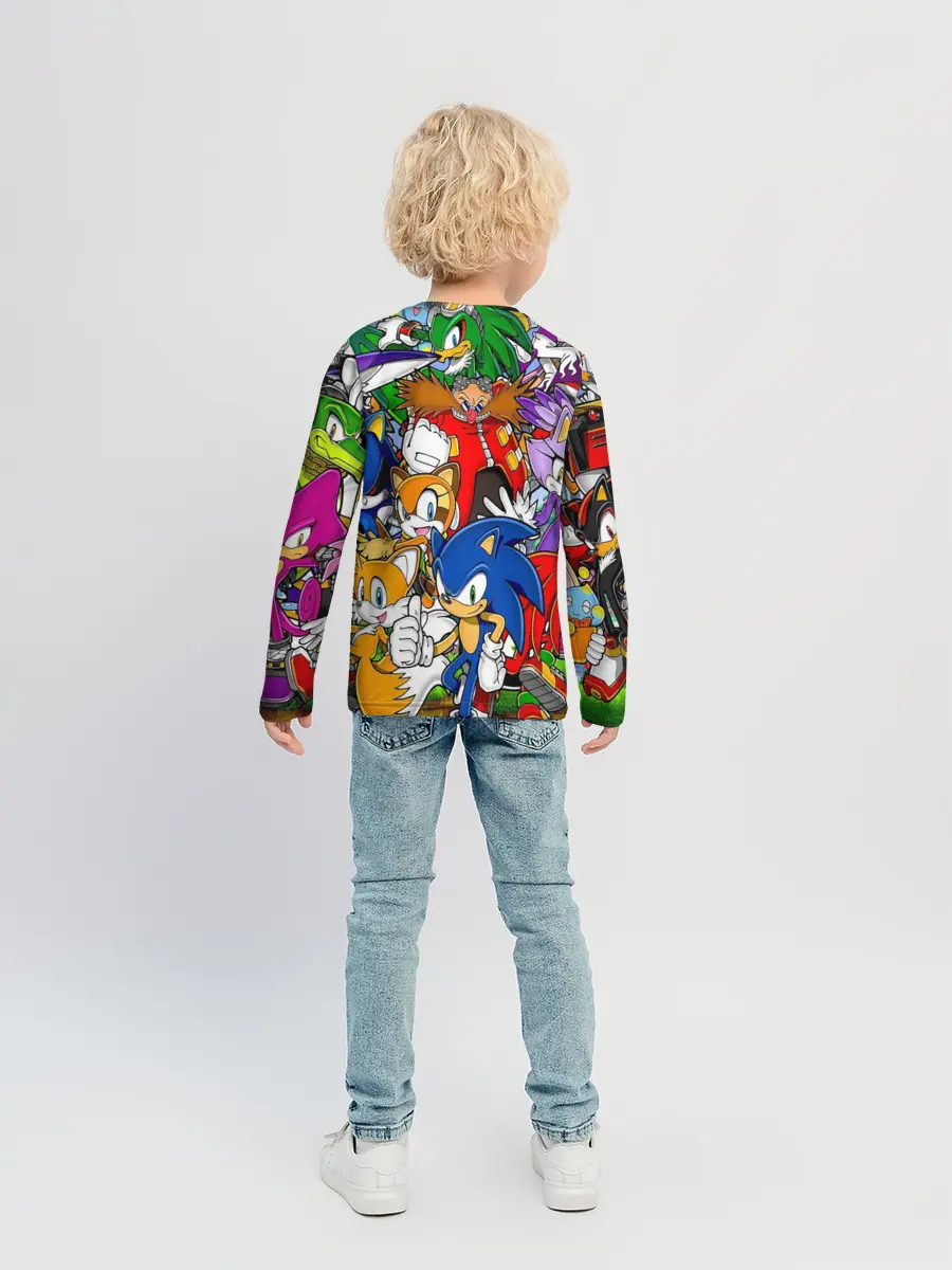 Детский лонгслив / Sonic.