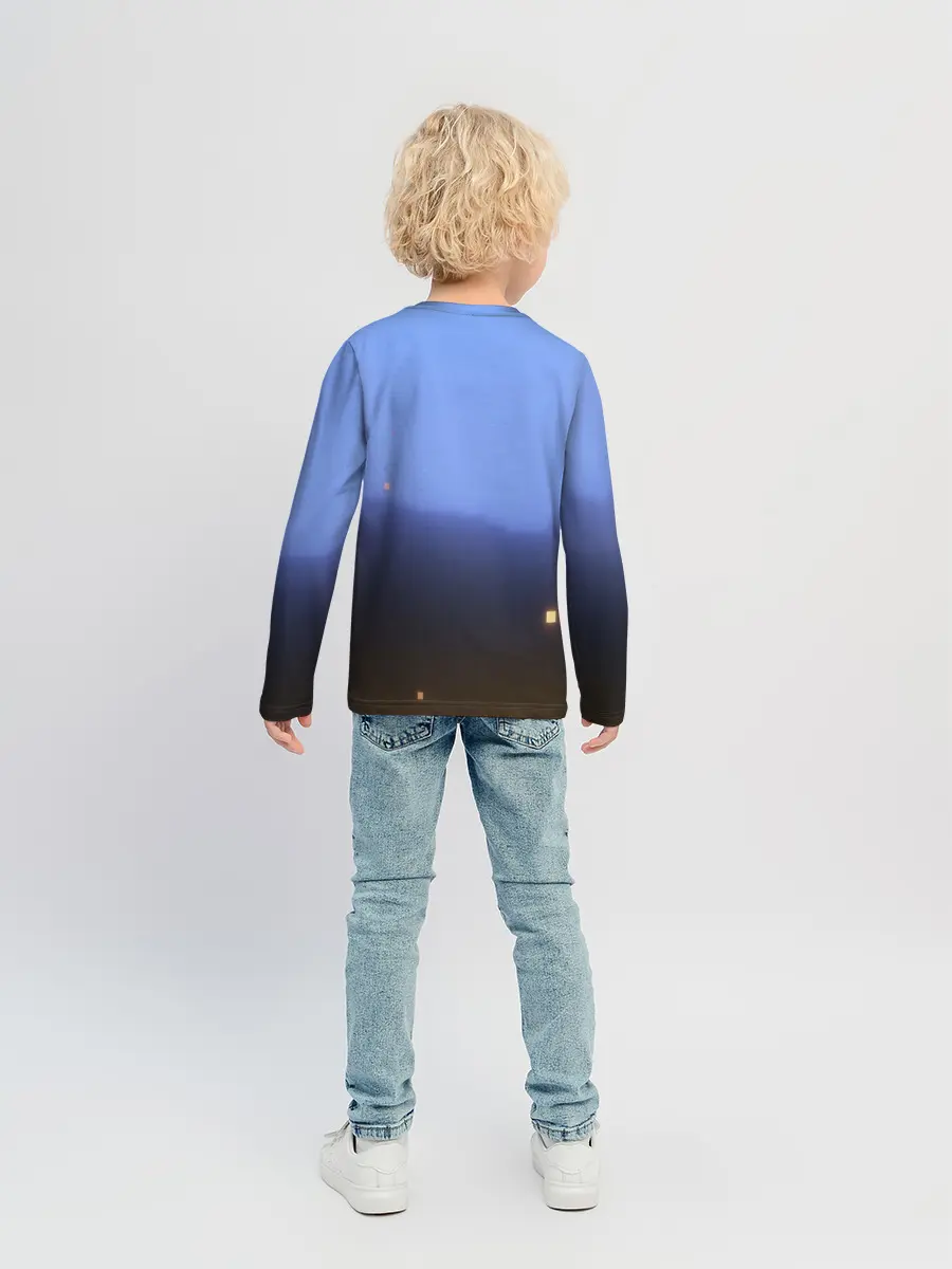 Детский лонгслив / minecraft