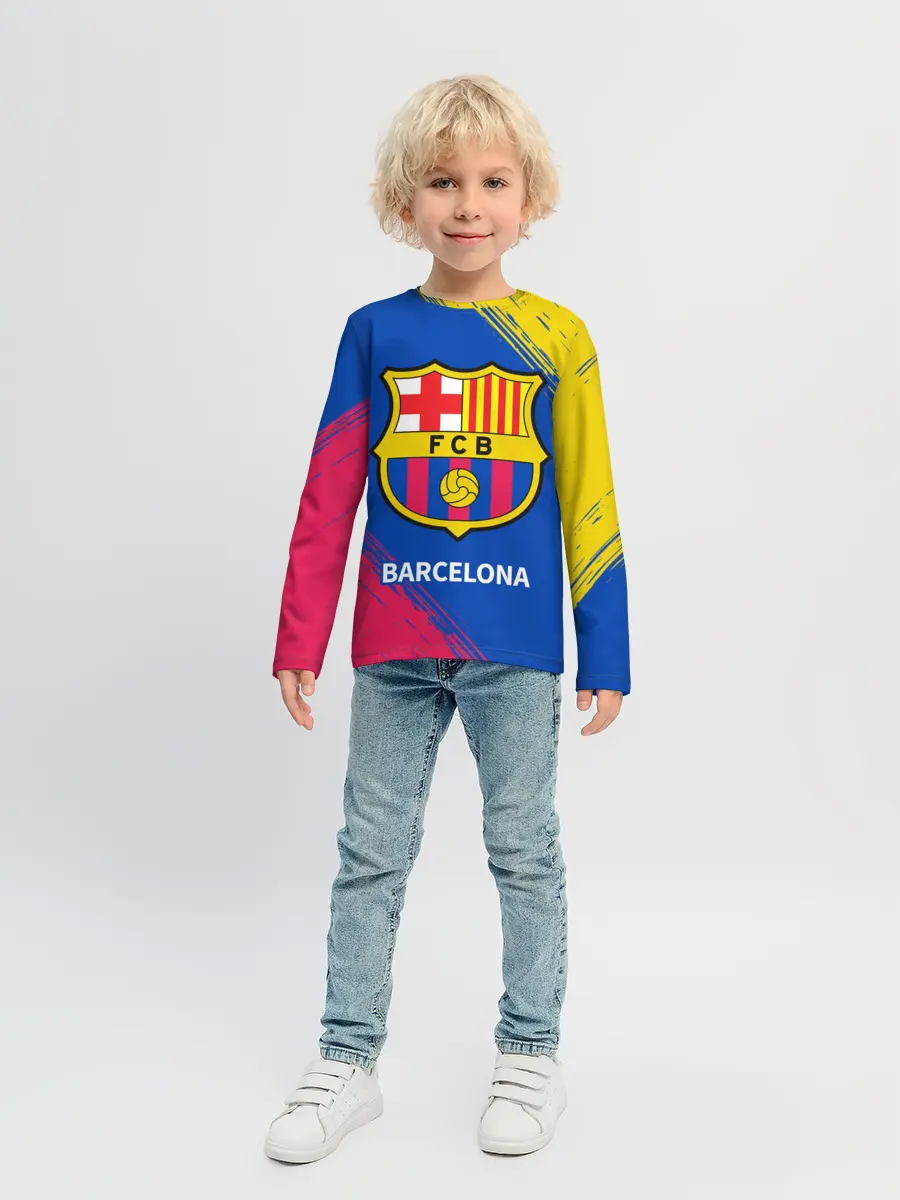 Детский лонгслив / BARCELONA / БАРСЕЛОНА