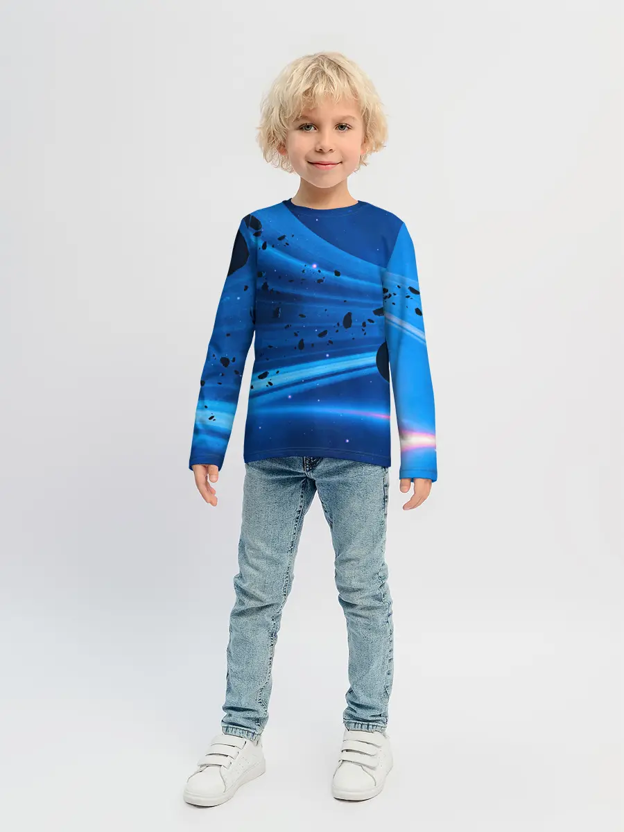 Детский лонгслив / Space