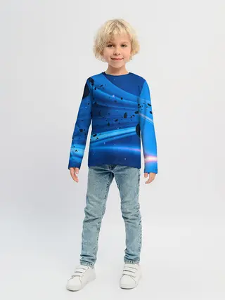 Детский лонгслив / Space