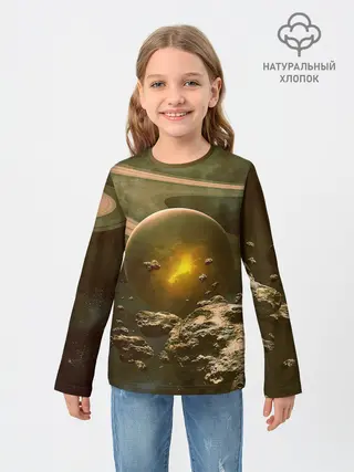 Детский лонгслив / Saturn
