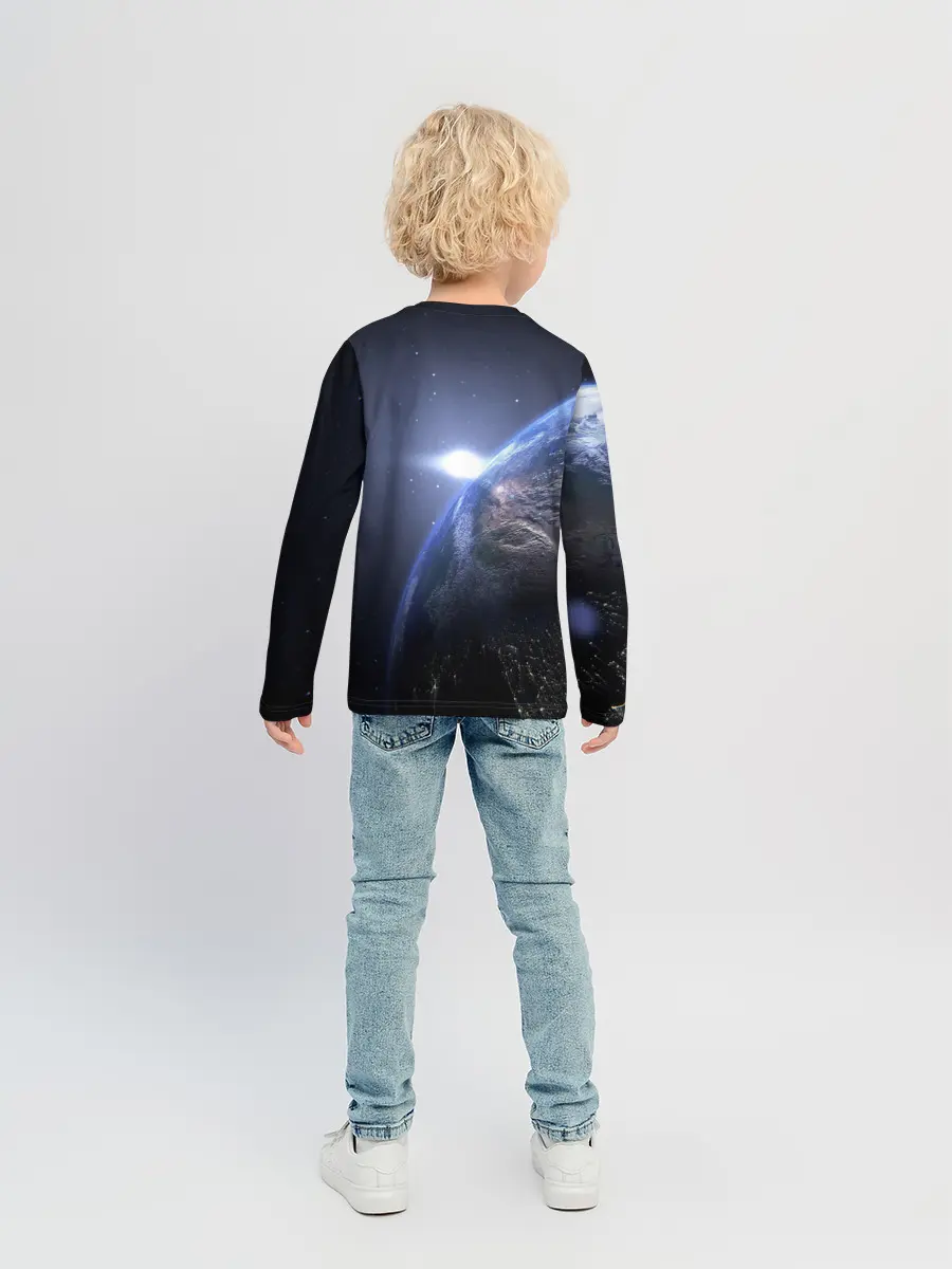 Детский лонгслив / Earth