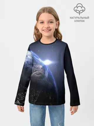 Детский лонгслив / Earth