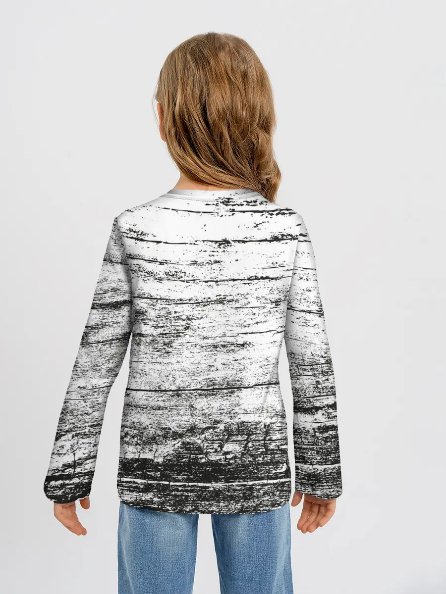 Детский лонгслив / Деревянный