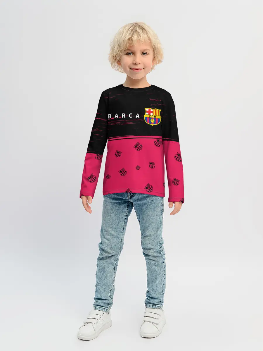 Детский лонгслив / BARCELONA / БАРСЕЛОНА