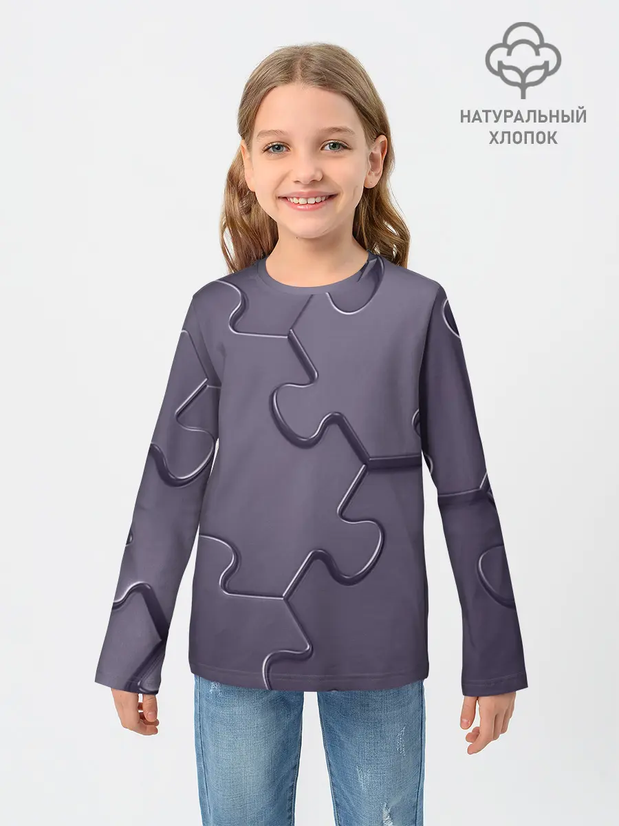 Детский лонгслив / Puzzles