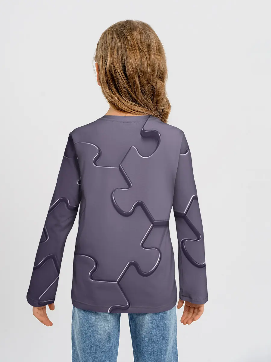 Детский лонгслив / Puzzles