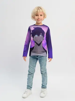 Детский лонгслив / Поднятие уровня в одиночку